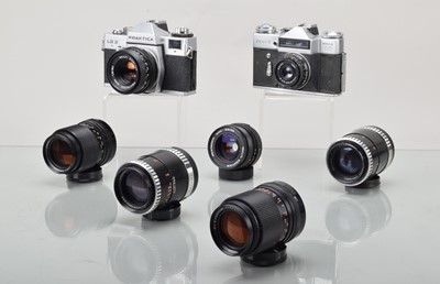 Lot 271 - Two Eastern Bloc SLR Cameras