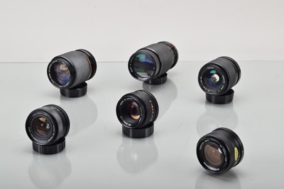 Lot 274 - Six Yashica SLR Lenses