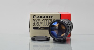 Lot 282 - A Canon FD 35-105mm f/3.5 Zoom Macro Lens