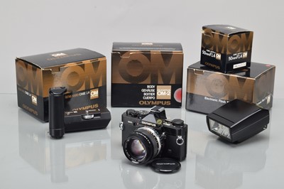 Lot 307 - An Olympus OM-2n SLR Camera