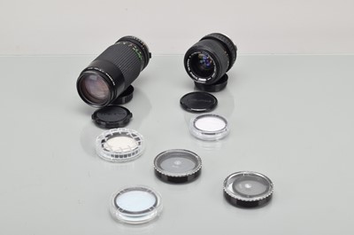 Lot 309 - Olympus OM Lenses