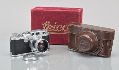 Lot 310 - A Leitz Wetzlar Leica IIIf Rangefinder Camera