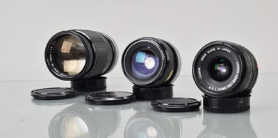 Lot 330 - Three Canon Lenses