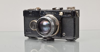 Lot 337 - A Zeiss Ikon Contax Ib Rangefinder Camera