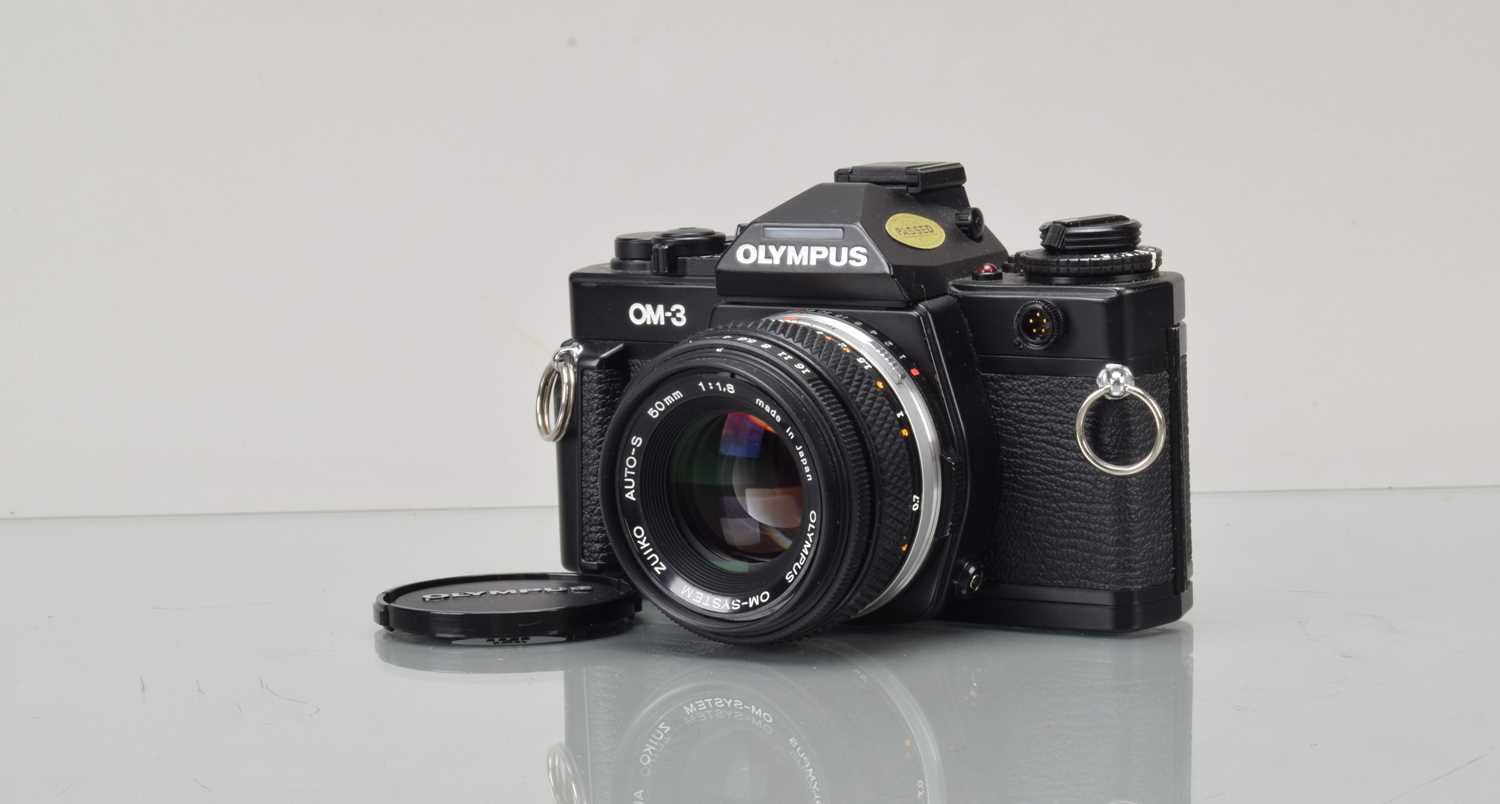 Lot 347 - An Olympus OM-3 SLR Camera