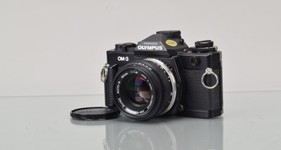 Lot 347 - An Olympus OM-3 SLR Camera