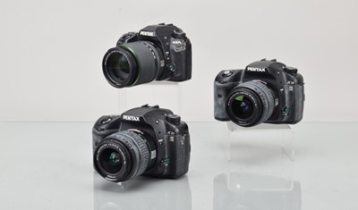 Lot 366 - Three Pentax DSLR Camera