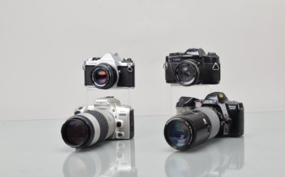 Lot 373 - Two SLR Cameras