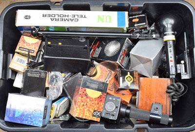 Lot 384 - A Crate of Camera Related Accessories