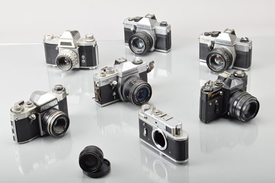 Lot 398 - A Tray of Eastern Bloc Cameras