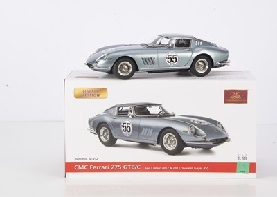 Lot 401 - A CMC 1:18 Ferrari 275 GTB/C Spa Classic 2012/13 Vincent Gaye #55