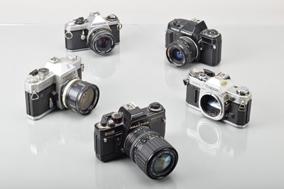 Lot 399 - Five SLR Cameras