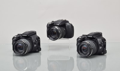 Lot 422 - Three Fujifilm Finepix Digital Bridge Cameras