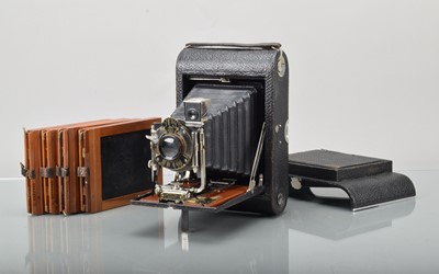 Lot 436 - A Kodak No 4 Model B Folding Pocket Autographic Camera