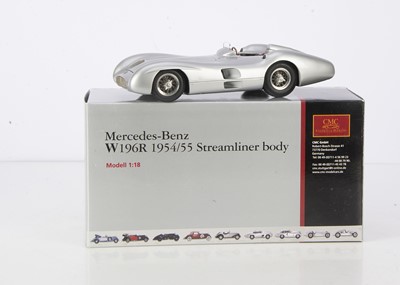 Lot 405 - A CMC 1:18 Mercedes-Benz W196R 1954/55 Streamliner
