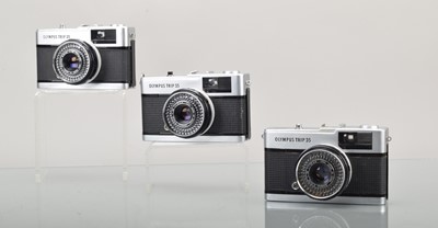 Lot 447 - Three Olympus Trip 35 Compact Cameras