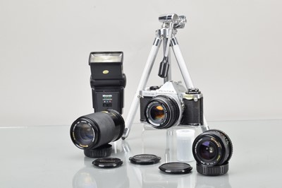 Lot 495 - A Pentax ME Super SLR Camera