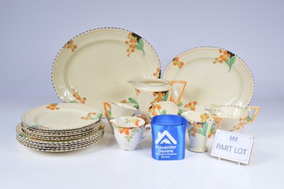 Lot 6 - Part Art Deco Burleigh ware dinner service
