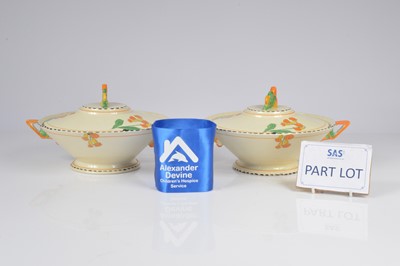 Lot 6 - Part Art Deco Burleigh ware dinner service