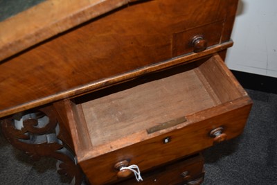 Lot 8 - A late Victorian mahogany davenport