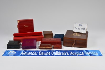 Lot 29 - A collection of ring & jewellery boxes