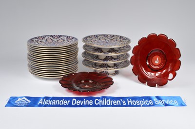 Lot 30 - Crown Derby part dessert service