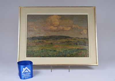 Lot 38 - Oil painting, landscape, Erich Zeyer