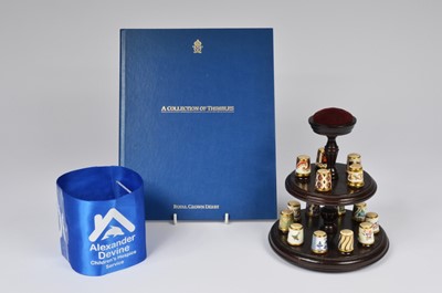 Lot 39 - Collection of Royal Crown Derby thimbles