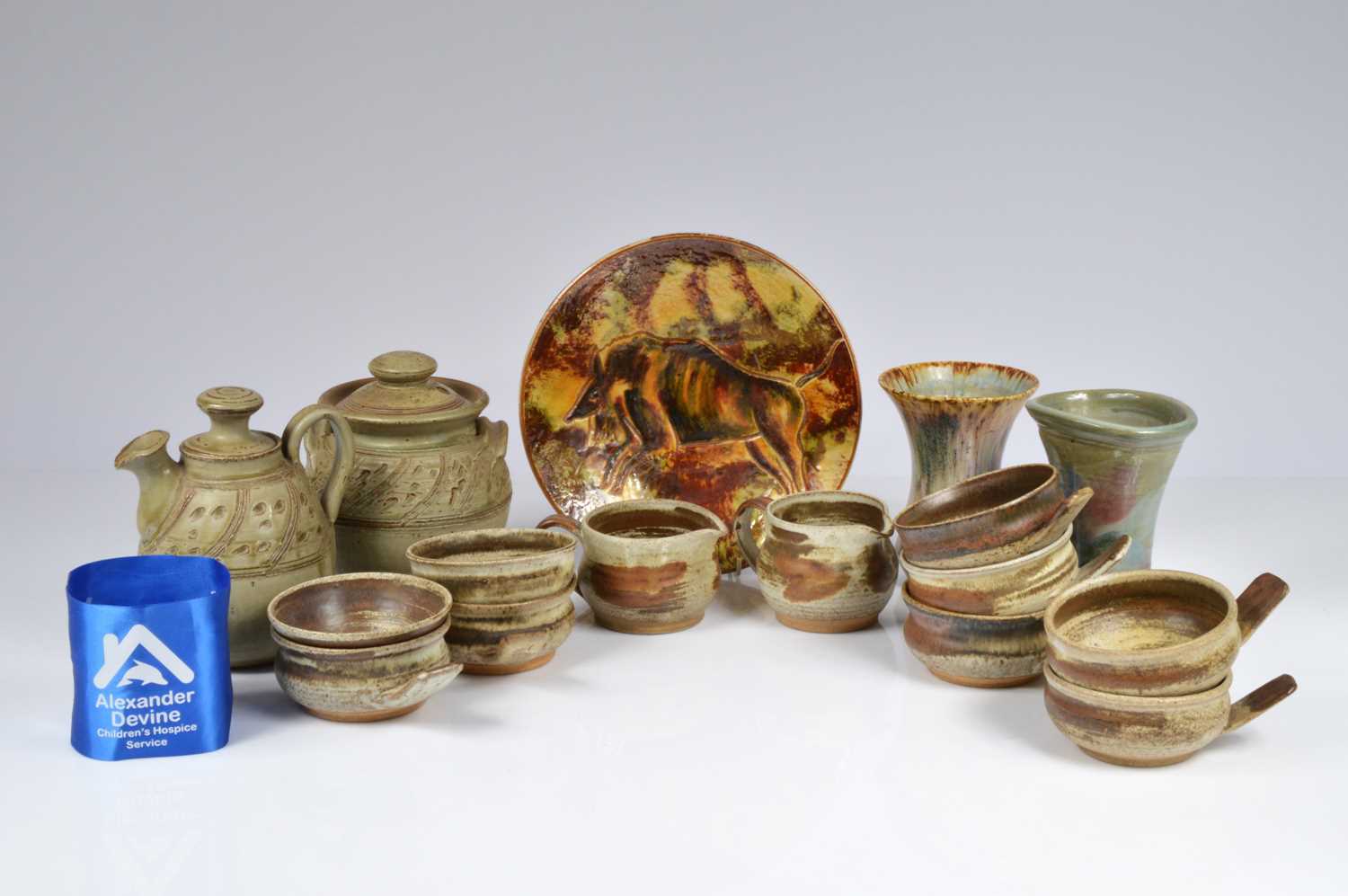 Lot 46 - Collection of Grindon pottery items