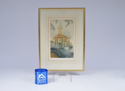 Lot 53 - Etching of St James the Less, Guernsey