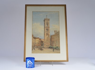 Lot 54 - Florence: Giotto's Campanile, watercolour