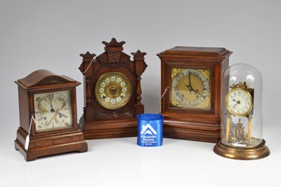 Lot 65 - Four mantle clocks