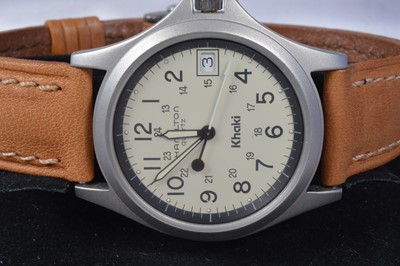 Lot 78 - Hamilton quartz Khaki field watch