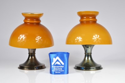 Lot 92 - Two Aladdin paraffin lamps