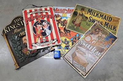 Lot 99 - Six assorted repro advertising signs