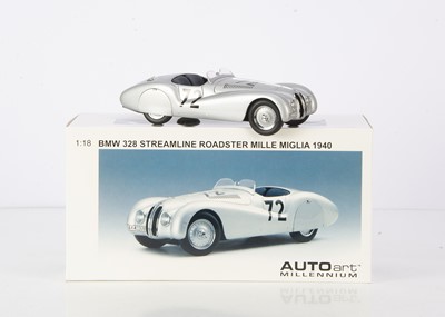Lot 465 - Autoart 1:18 Scale BMW 328 Streamline Roadster