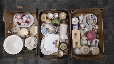 Lot 117 - Three Boxes of Ceramics