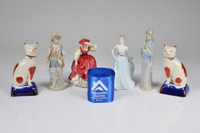 Lot 127 - Several porcelain figurines