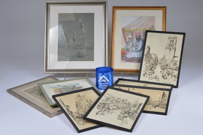 Lot 128 - A number of paintings and prints