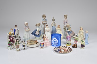 Lot 137 - Large collection of porcelain figures, as found