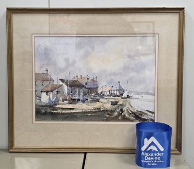 Lot 147 - Watercolour of Mudeford in Dorset