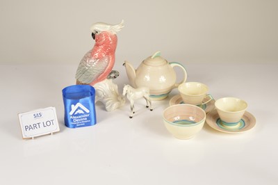 Lot 161 - A Susie Cooper Crownworks pottery tea set