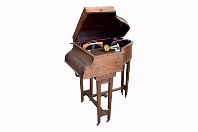 Lot 3 - A Gramophone in the form of a Miniature Grand Piano
