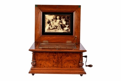 Lot 14 - A  table Symphonion disc musical box