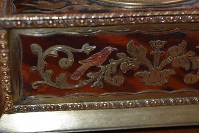 Lot 18 - A 19th Century Red Boulle Work Singing Bird Box