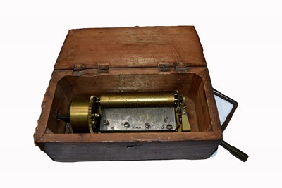 Lot 25 - A Key Wind Musical Box by Rzebitschek in Prag
