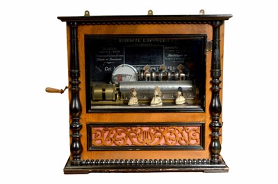 Lot 27 - A Swiss 'Station' Coin-Operated Musical Box