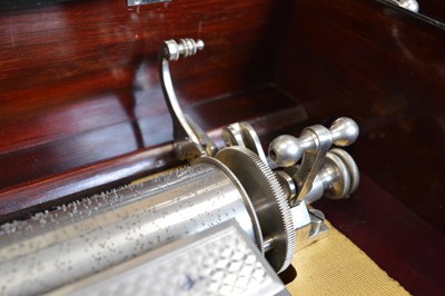 Lot 30 - A changeable-cylinder 'Sublime Harmony' Musical by Geo. Baker