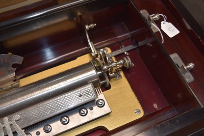 Lot 30 - A changeable-cylinder 'Sublime Harmony' Musical by Geo. Baker