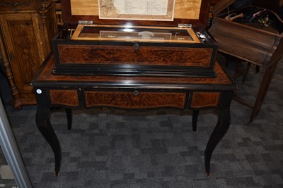 Lot 30 - A changeable-cylinder 'Sublime Harmony' Musical by Geo. Baker